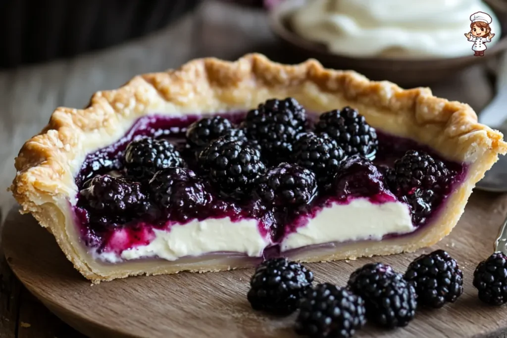 blackberry pie with cream cheese