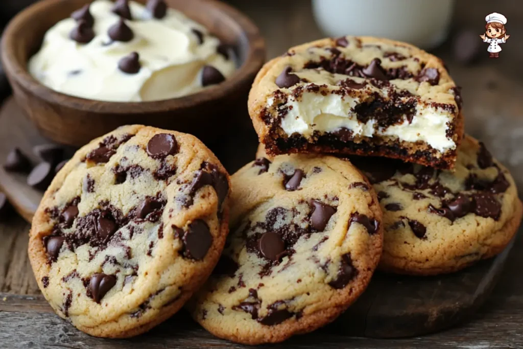 chocolate chip cheesecake cookies