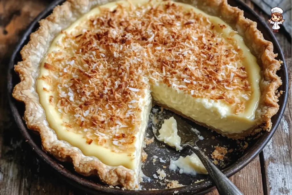 coconut custard pie recipe