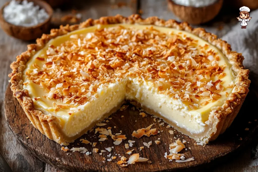 coconut custard pie recipe