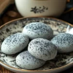 grey colored cookies recipe