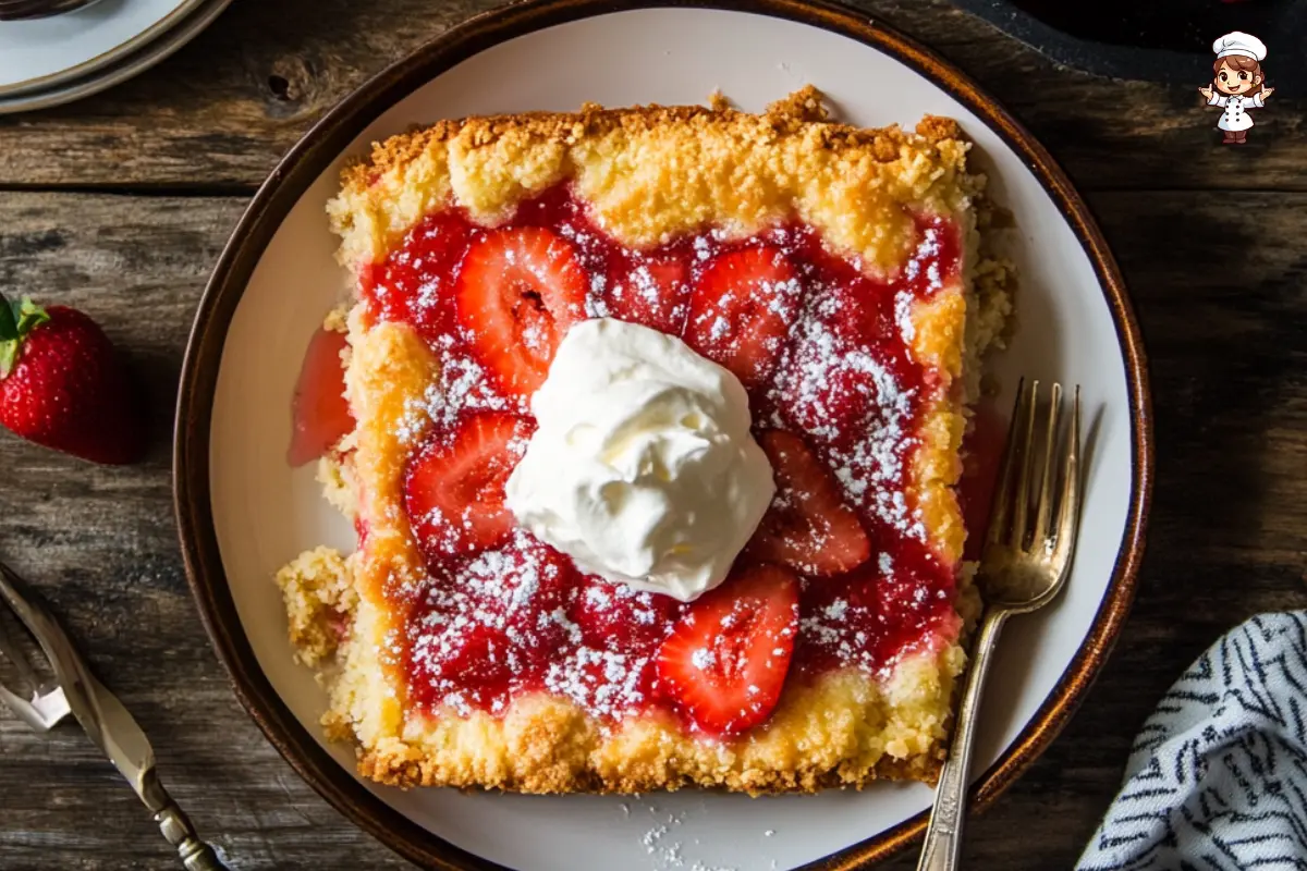 strawberry cheesecake dump cake