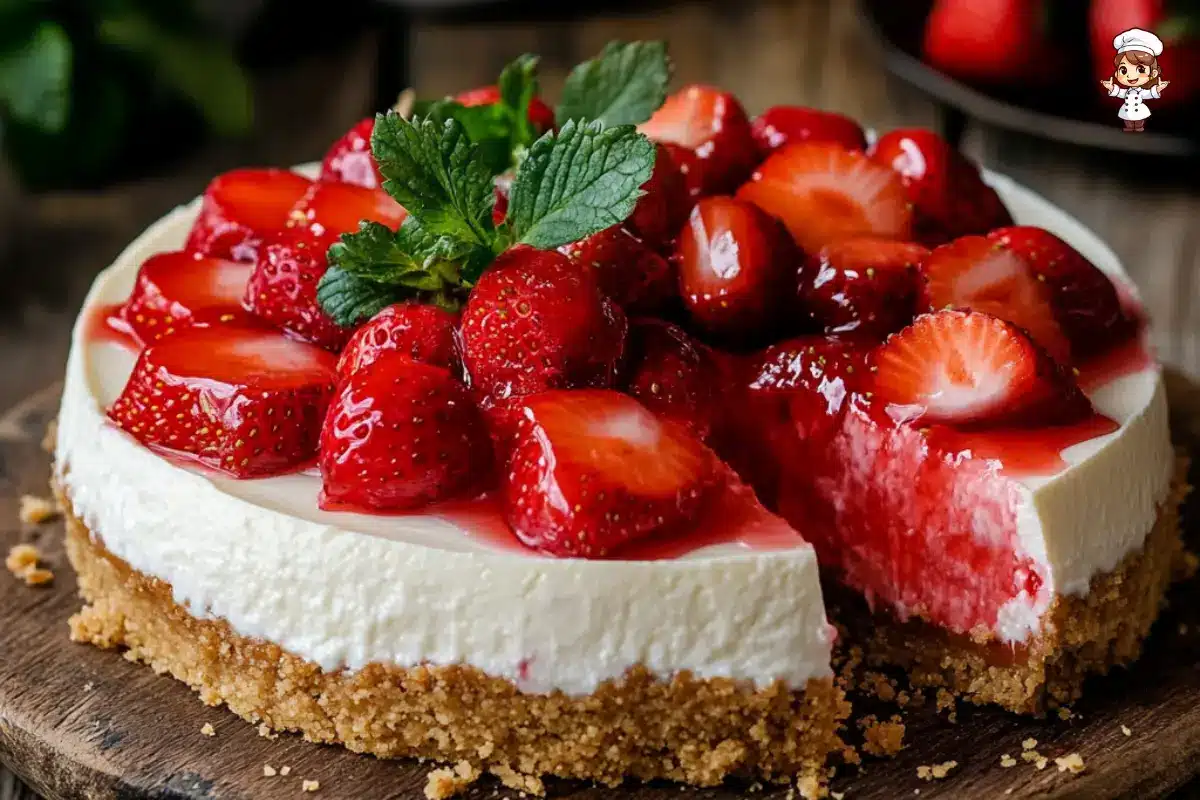 3 ingredient no bake cheesecake