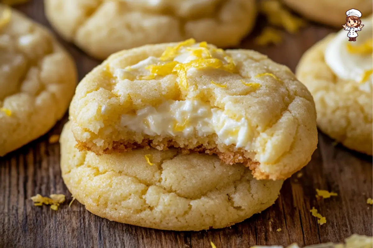 Lemon cheesecake cookies