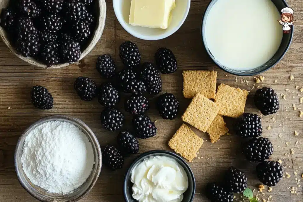 Mini blackberry cheesecake recipe