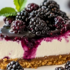 No Bake Blackberry Cheesecake Recipe