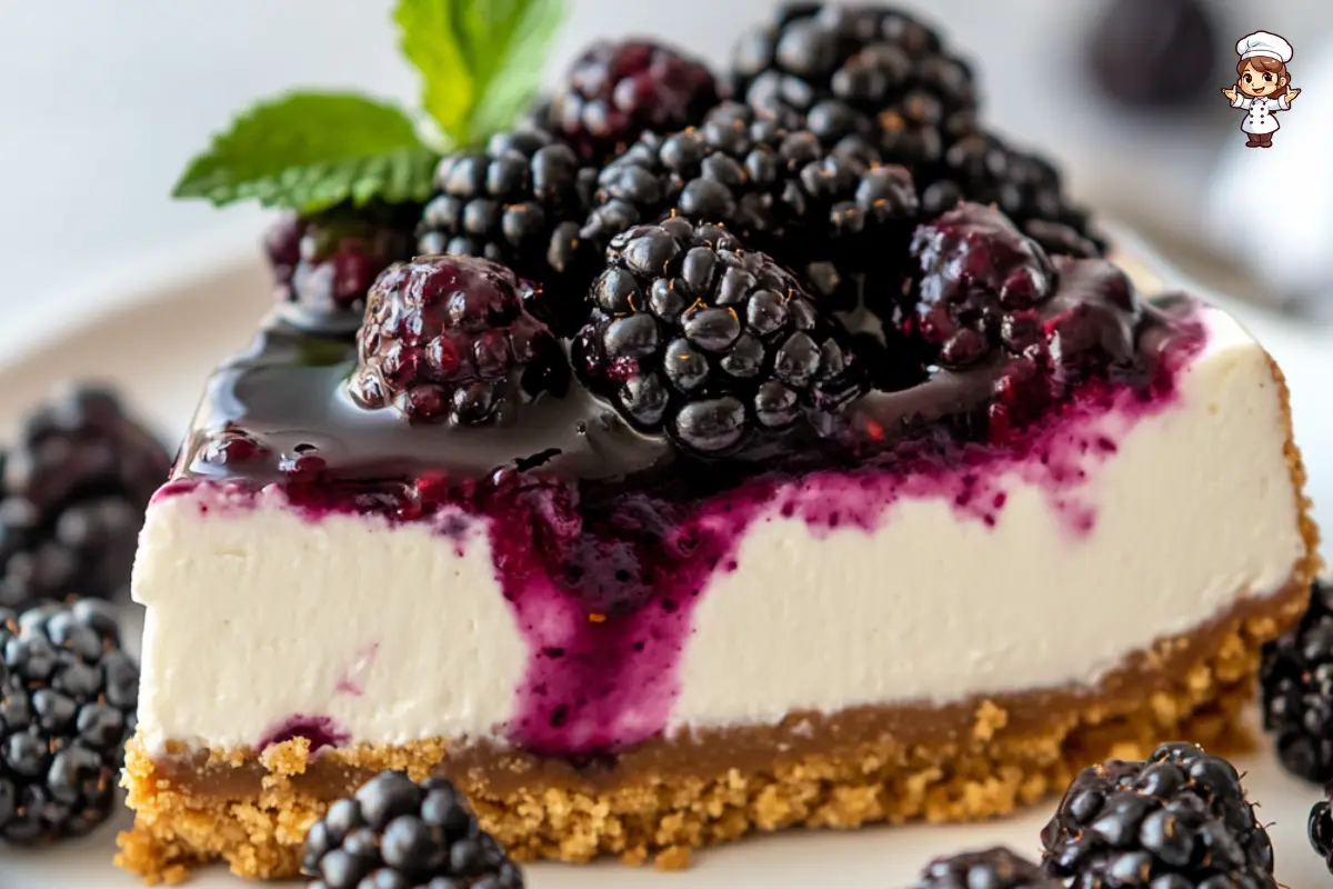 No bake blackberry cheesecake recipe