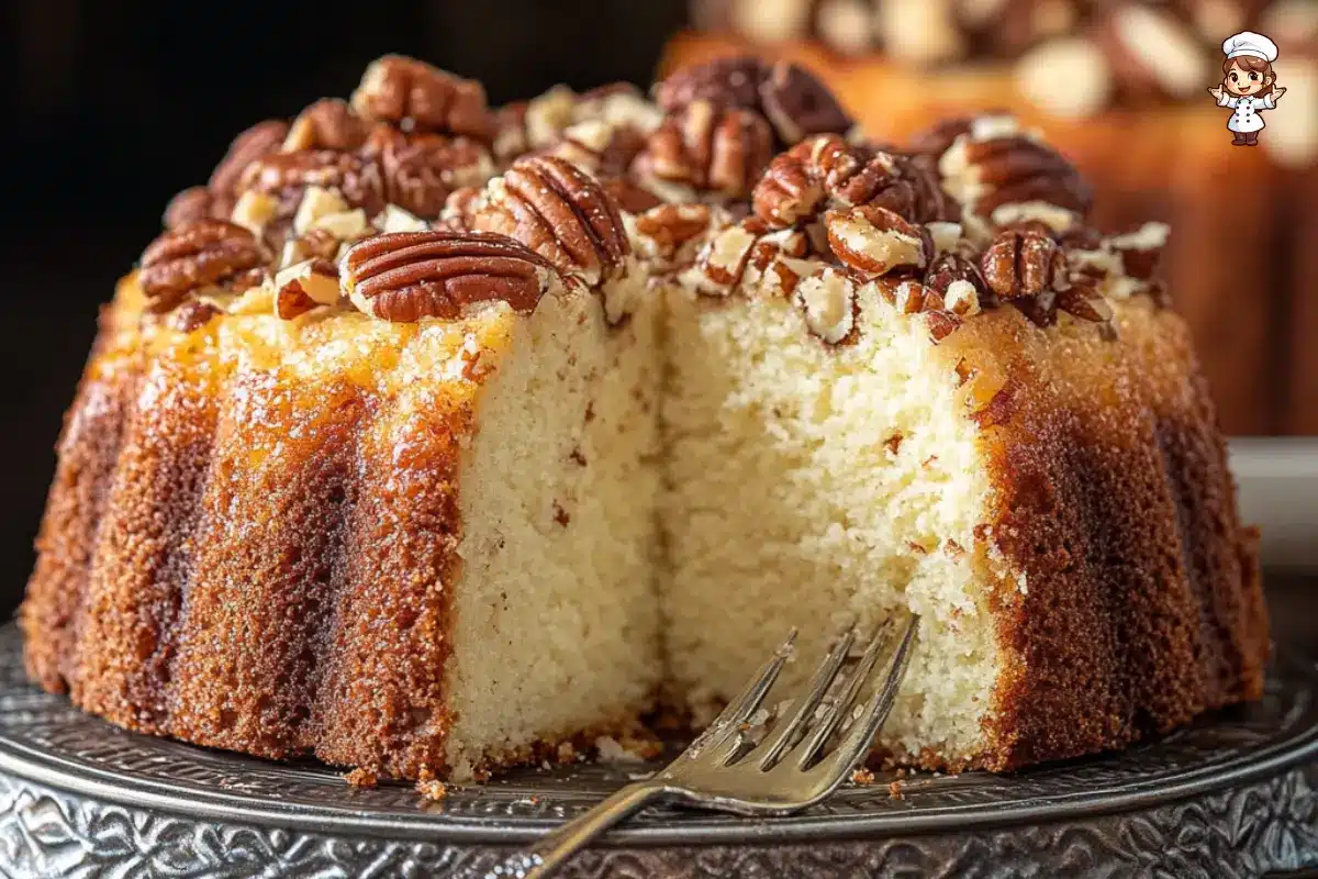 butter pecan pound cake