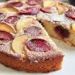 plum einkorn cake