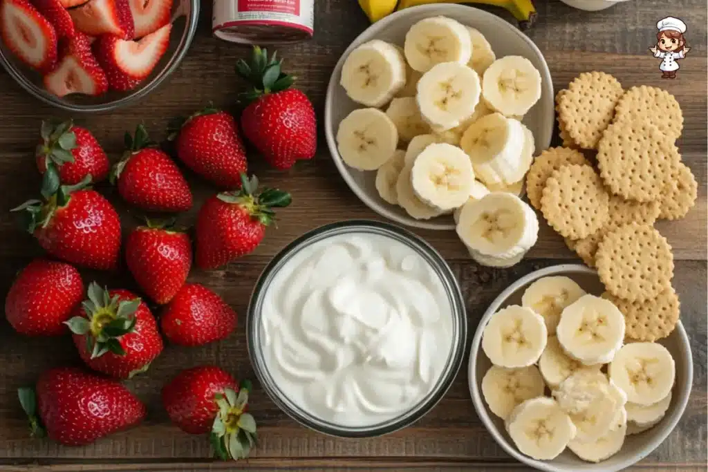 strawberry banana pudding