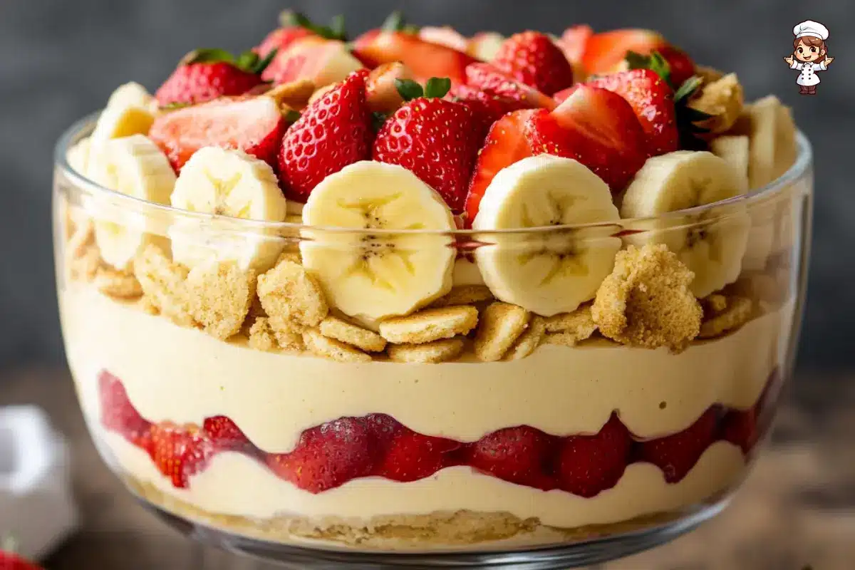 strawberry banana pudding