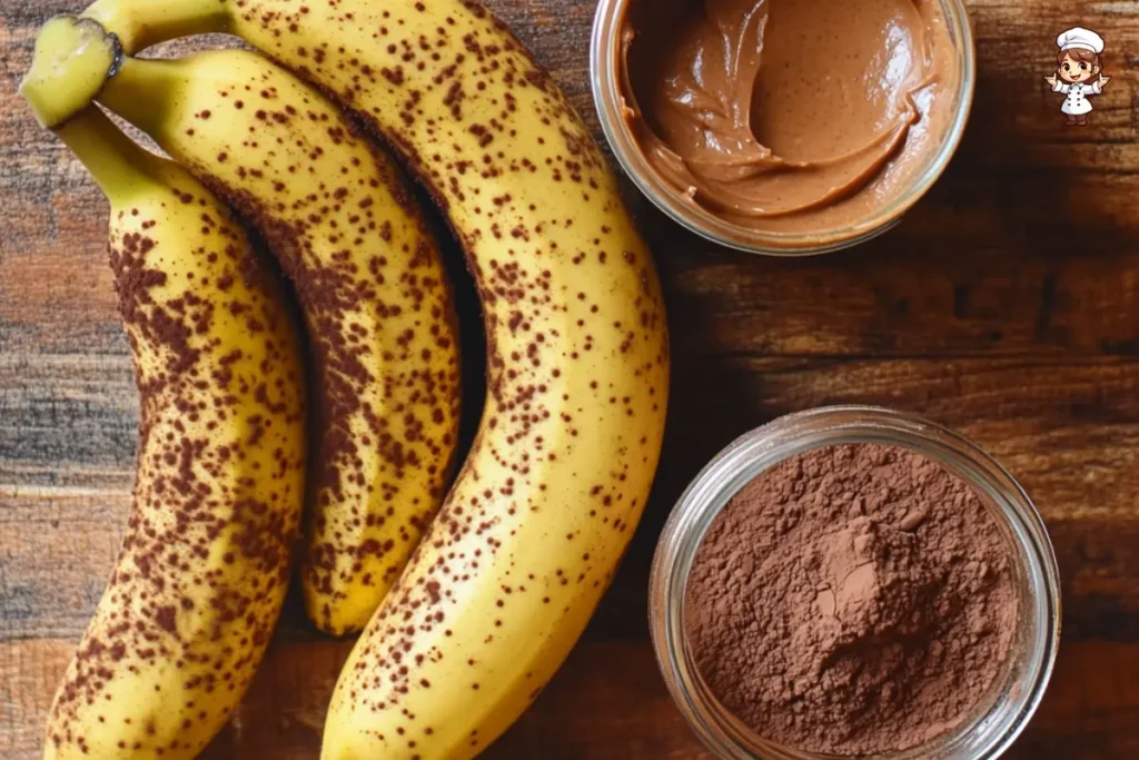 3 ingredient banana brownies