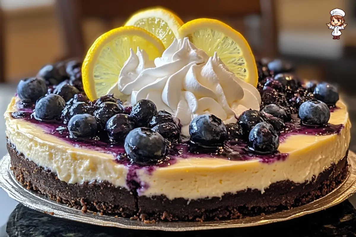 Lemon Blueberry Cheesecake