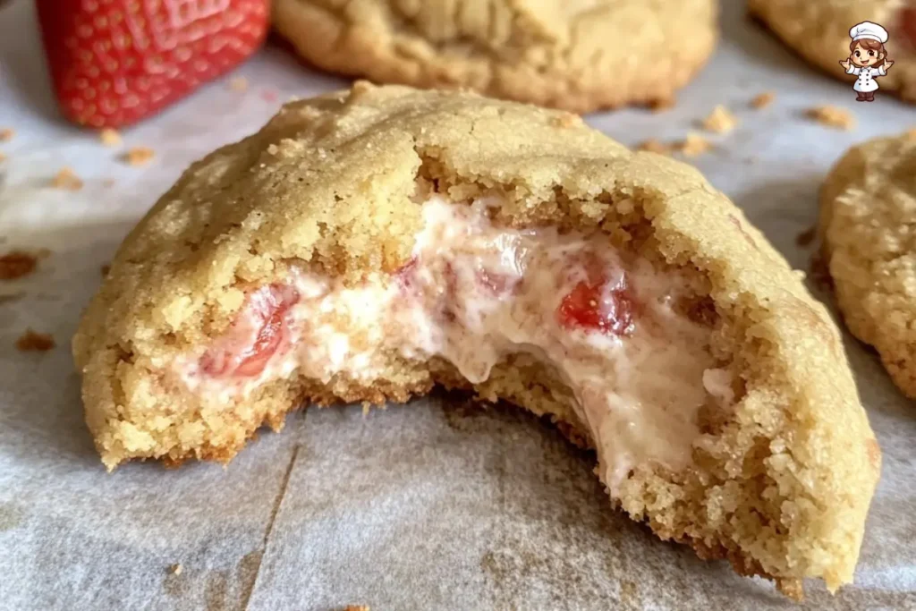 Strawberry Cheesecake Cookies