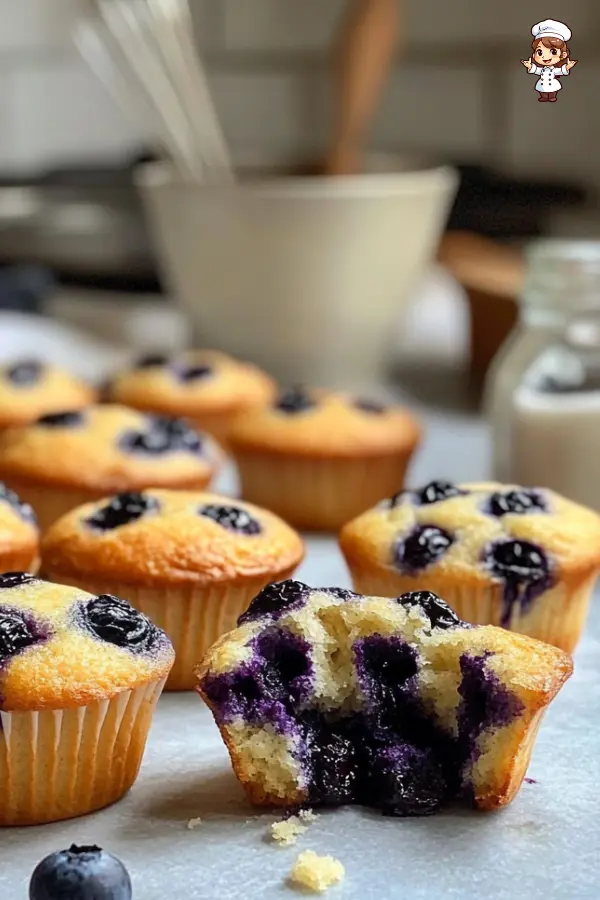 mini blueberry muffins