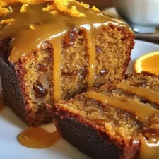 Date and Orange Loaf Cake with Orange Glaze-image