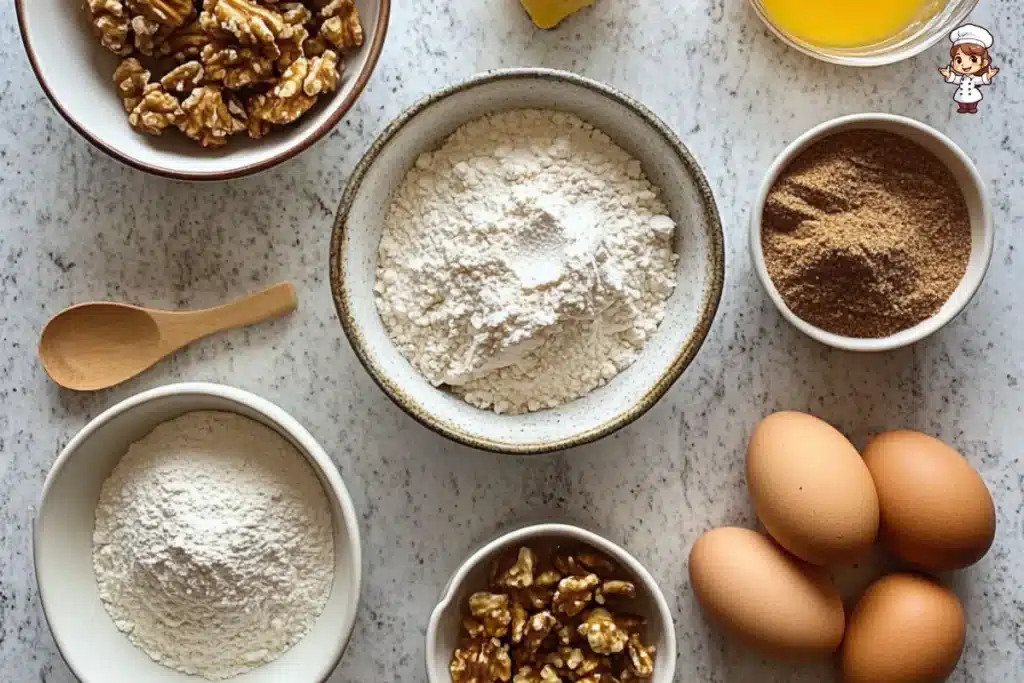 Key Ingredients for a Perfect Greek Walnut Cake
