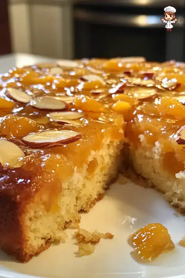 Ricotta Apricot Almond Cake