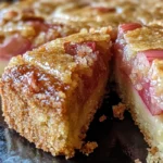 Heavenly Rhubarb Marzipan Cake Recipe Sweet & Tangy Delight