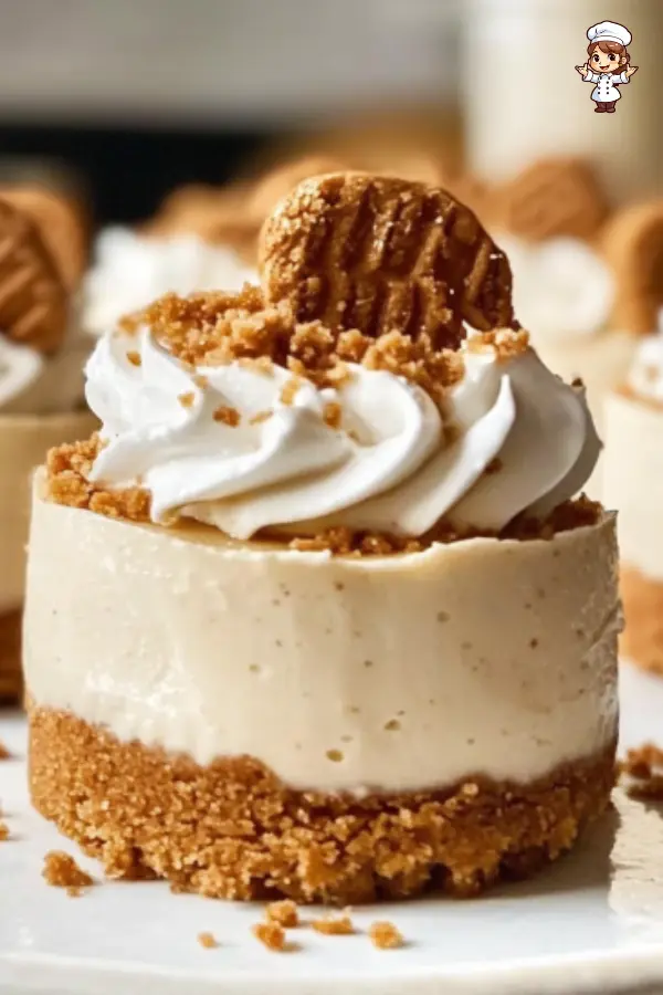 No Bake Mini Biscoff Cheesecakes Rich, Creamy, and Perfectly Bite-Sized