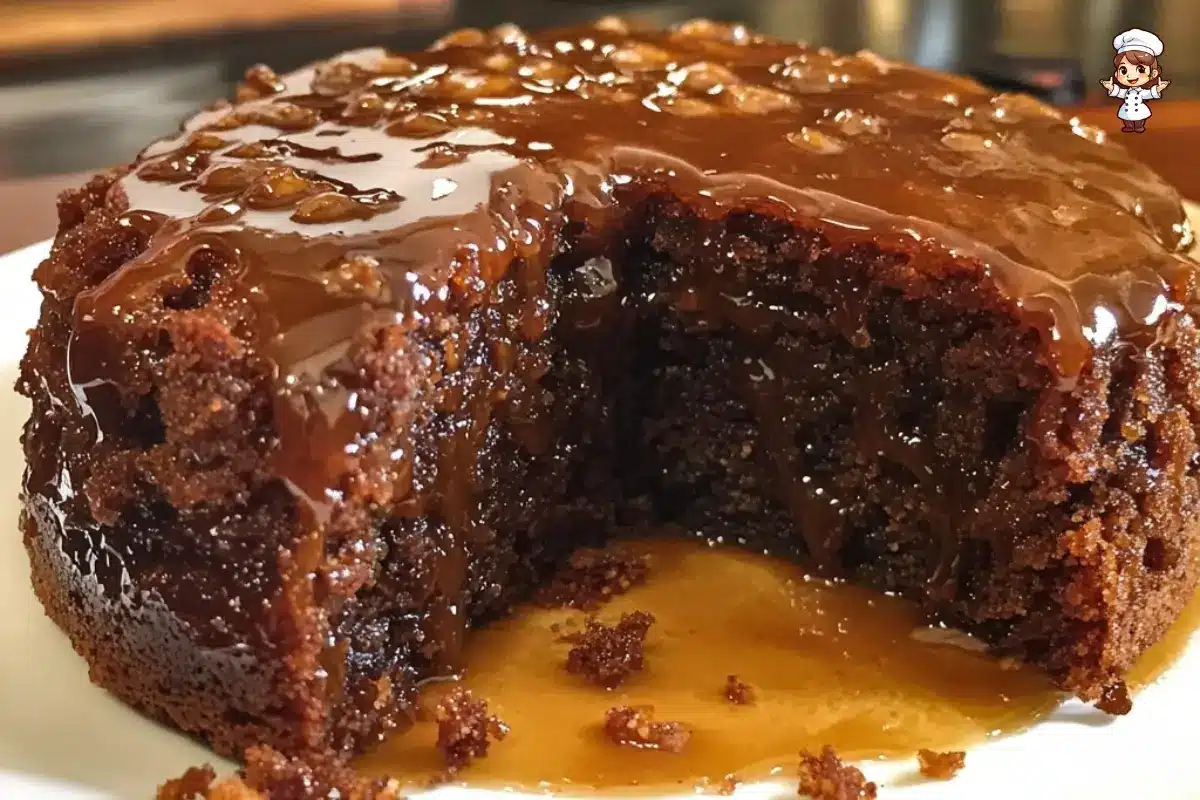 Sticky Toffee Date Cake with Toffee Sauce