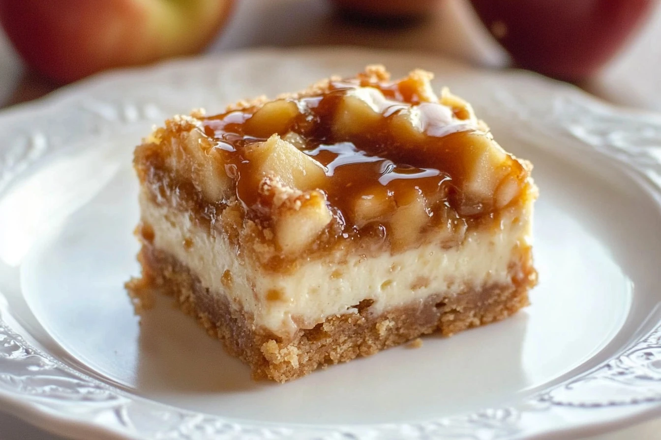 Caramel Apple Cheesecake Bars: A Perfect Fall Dessert