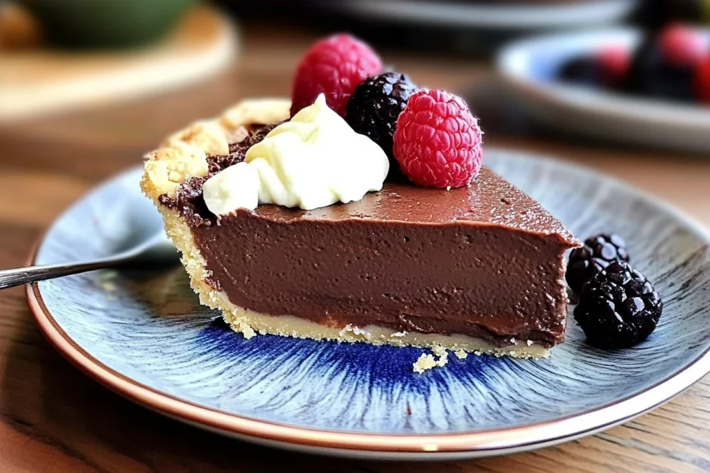 Chocolate Cream Pie Recipe: Rich Chocolate Filling & Whipped Cream Topping