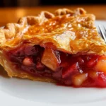 Delicious Fresh Rhubarb Pie Recipe | Sweet & Tangy Dessert