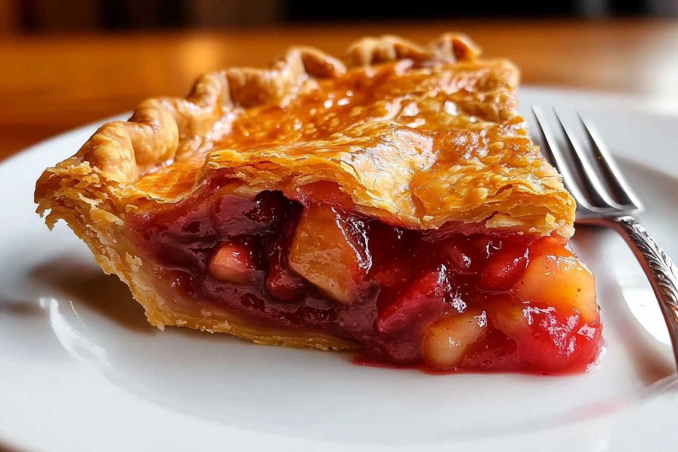 Delicious Fresh Rhubarb Pie Recipe | Sweet & Tangy Dessert