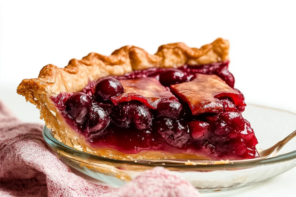 Homemade Cherry Pie Recipe: Sweet and Tart Filling in a Flaky Crust