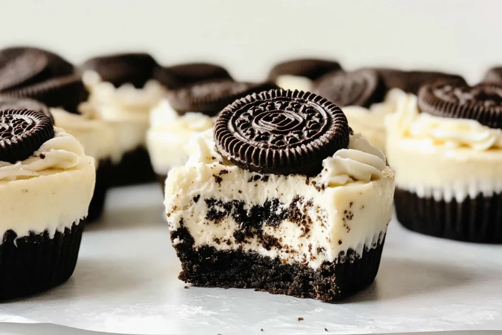 Mini Oreo Cheesecakes – Delicious Bite-Sized Oreo Desserts