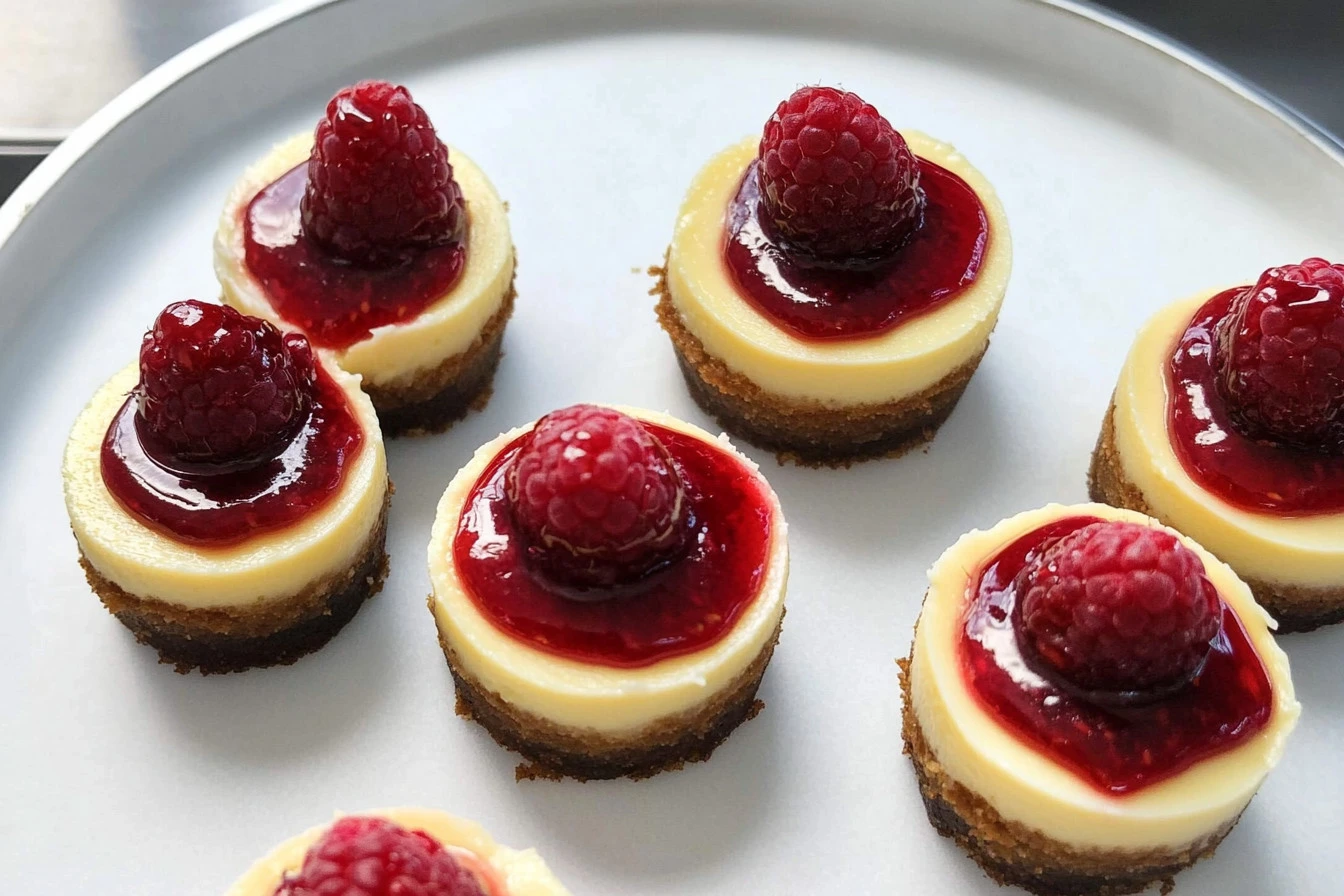 Mini Raspberry Cheesecakes: A Perfect Bite-Sized Dessert