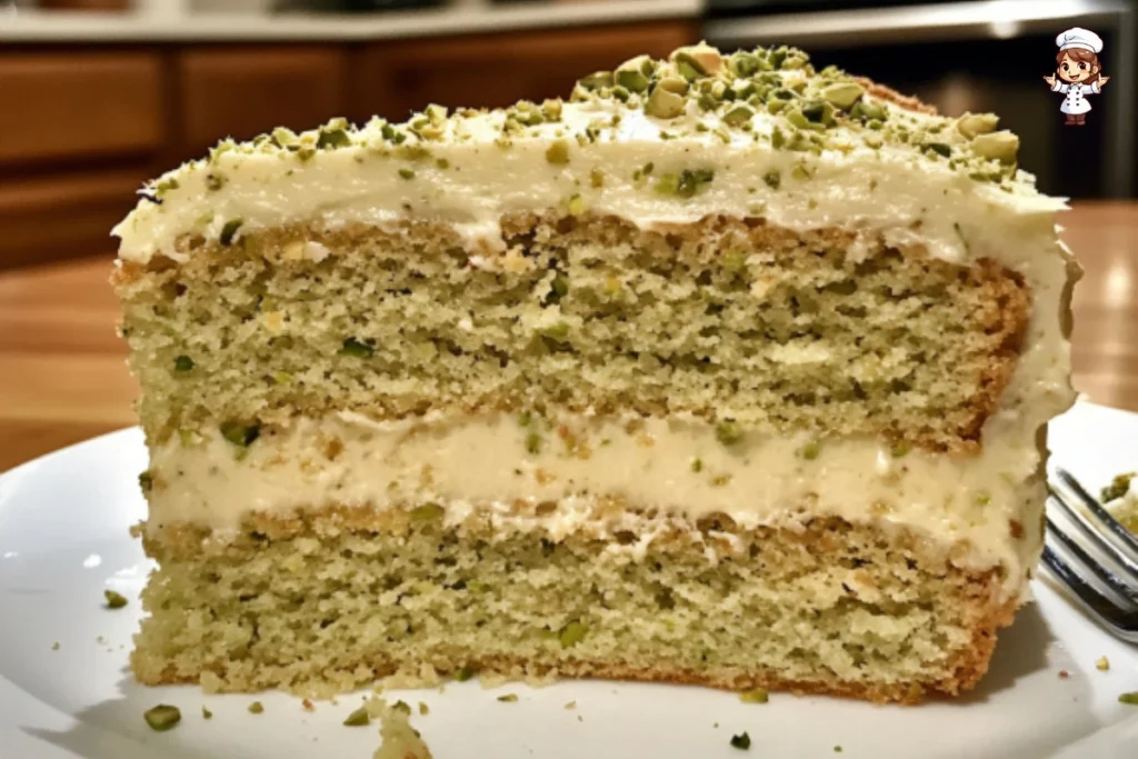 Pistachio Cake Recipe: Moist & Nutty Cake with Cream Cheese Frosting