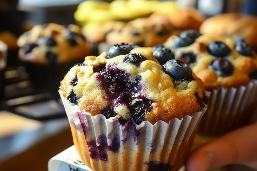 Starbucks Blueberry Muffins: Vegan and Deliciously Fluffy
