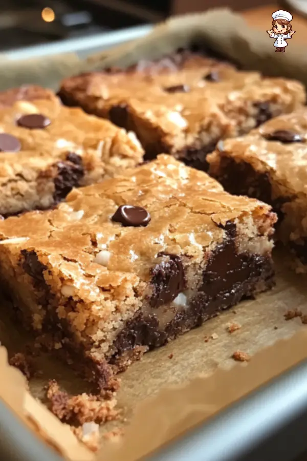Dark Chocolate Coconut Blondies Recipe – Chewy, Rich & Delicious Dessert Bars