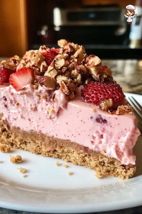 Delicious Strawberry Crunch Cheesecake A Sweet & Crunchy Delight