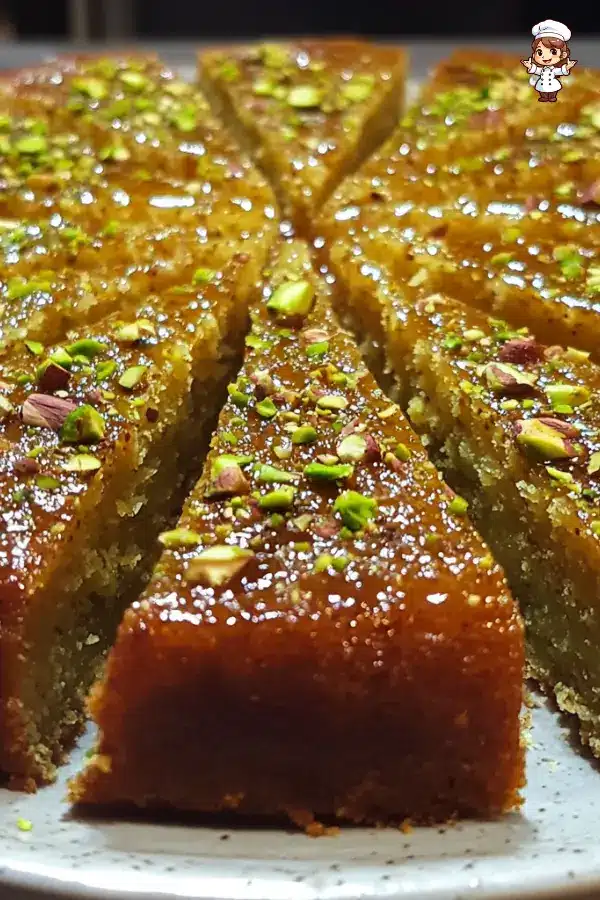 Fig and Pistachio Semolina Cake A Delightful Mediterranean Dessert Recipe