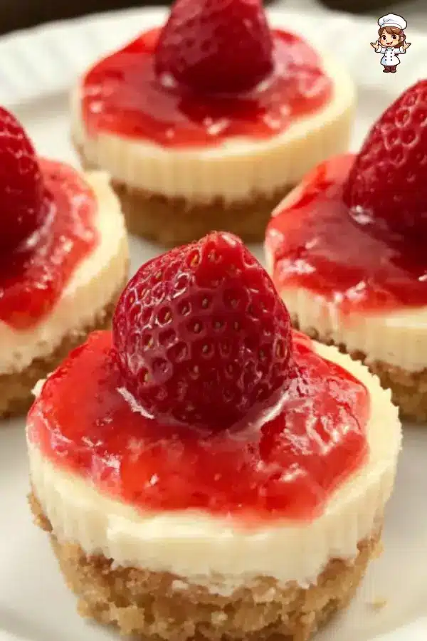 Mini Strawberry Cheesecakes Easy Recipe for a Delicious Dessert