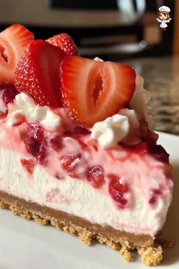 No Bake Strawberry Cheesecake Easy, Creamy, and Delicious Dessert Recipe