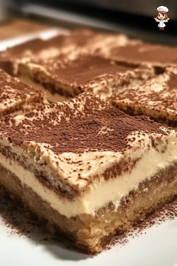 Tiramisu Blondies Recipe – Chewy Coffee & Mascarpone Blondies