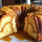 Delicious Pumpkin Cream Cheese Bundt Cake adorned with cream cheese frosting