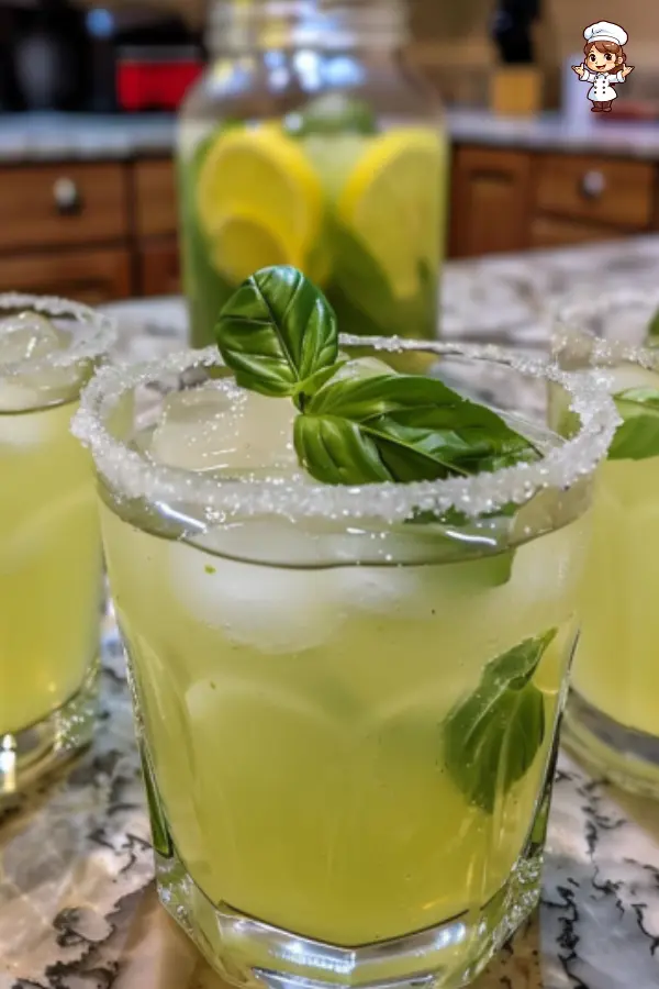 Basil Vodka Lemonade Cocktail – Herbaceous, Refreshing, and Perfect for Summer
