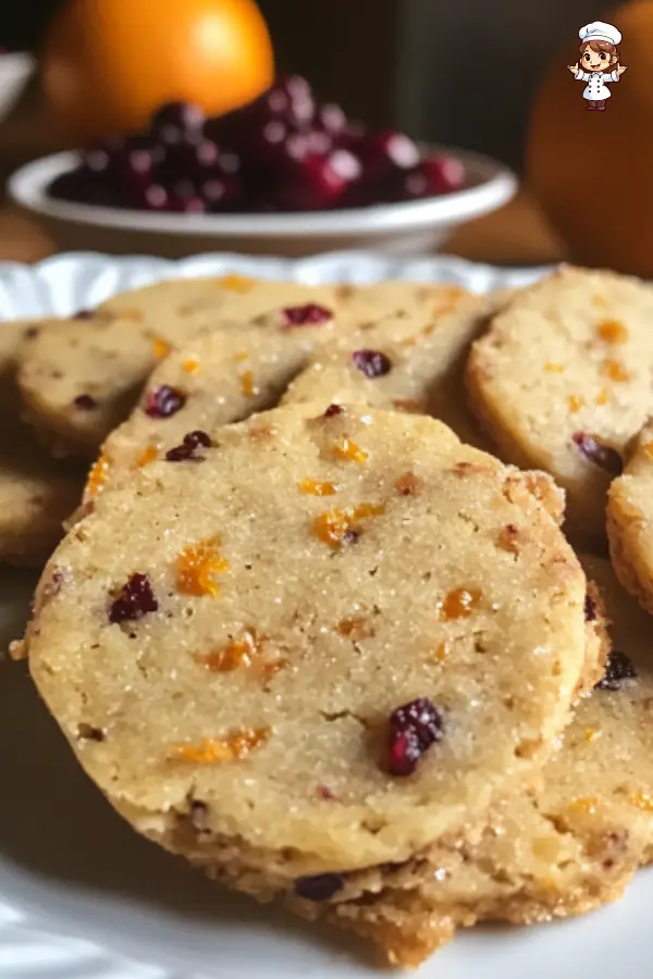 Cranberry Orange Icebox Cookies – Festive Slice-and-Bake Holiday Treat