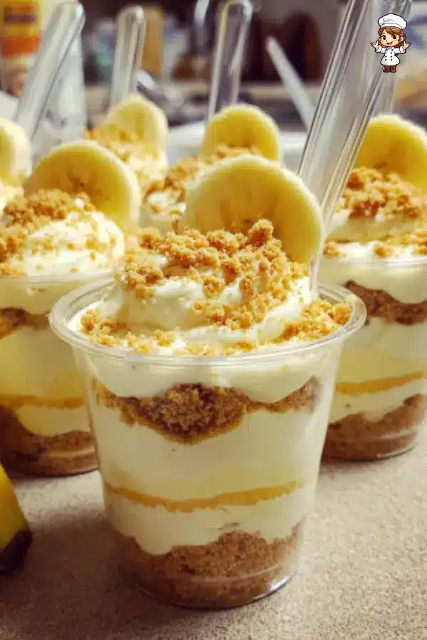 Easy Banana Pudding Cups Recipe – Creamy Layered Dessert in Individual Servings