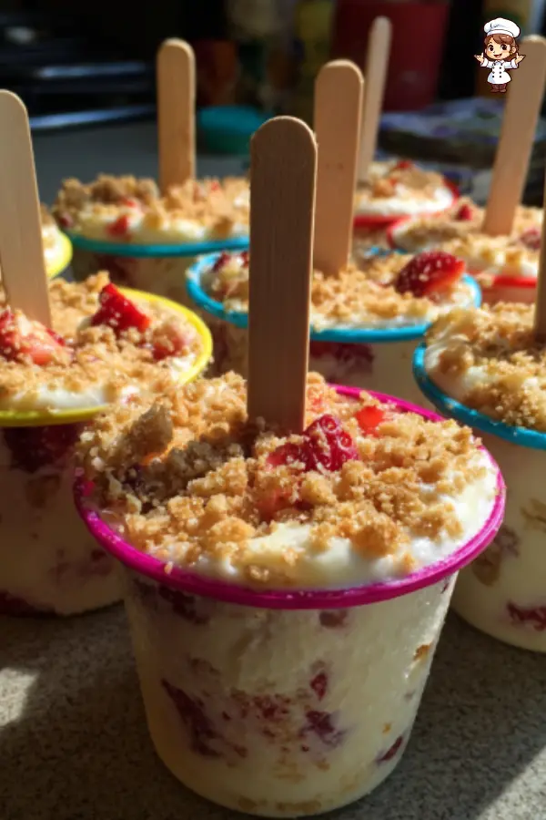 Easy No-Bake Strawberry Cheesecake Pops – Perfect Party Dessert