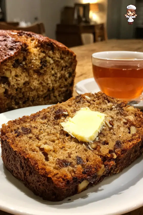 Moist Tea Loaf with Dates and Walnuts – Easy Classic Recipe for Tea Time