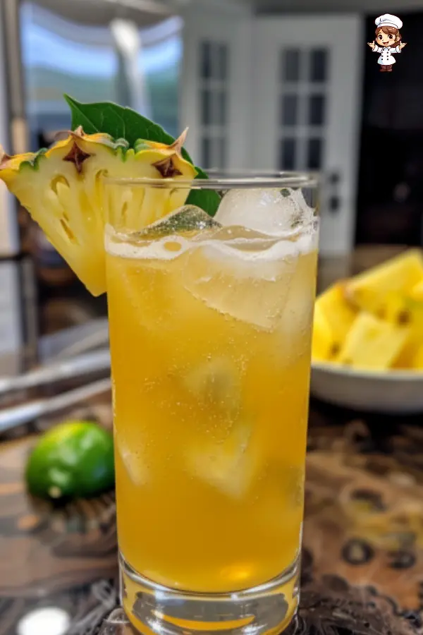 Pineapple Rum Cocktail – Easy Tropical Drink with Coconut & Lime