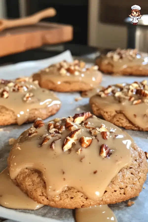 Soft Maple Brown Sugar Cookies with Maple Icing – Easy Fall Treat