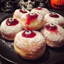 Bloody Eyeball Donuts Recipe