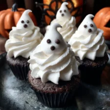 Ghoulish Ghost Cupcakes Recipe